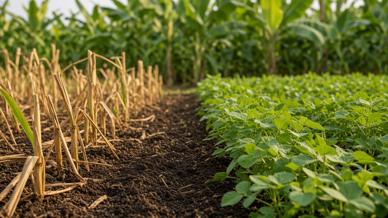 Host crops keep fungi; long brassica or fallow sequences starve them