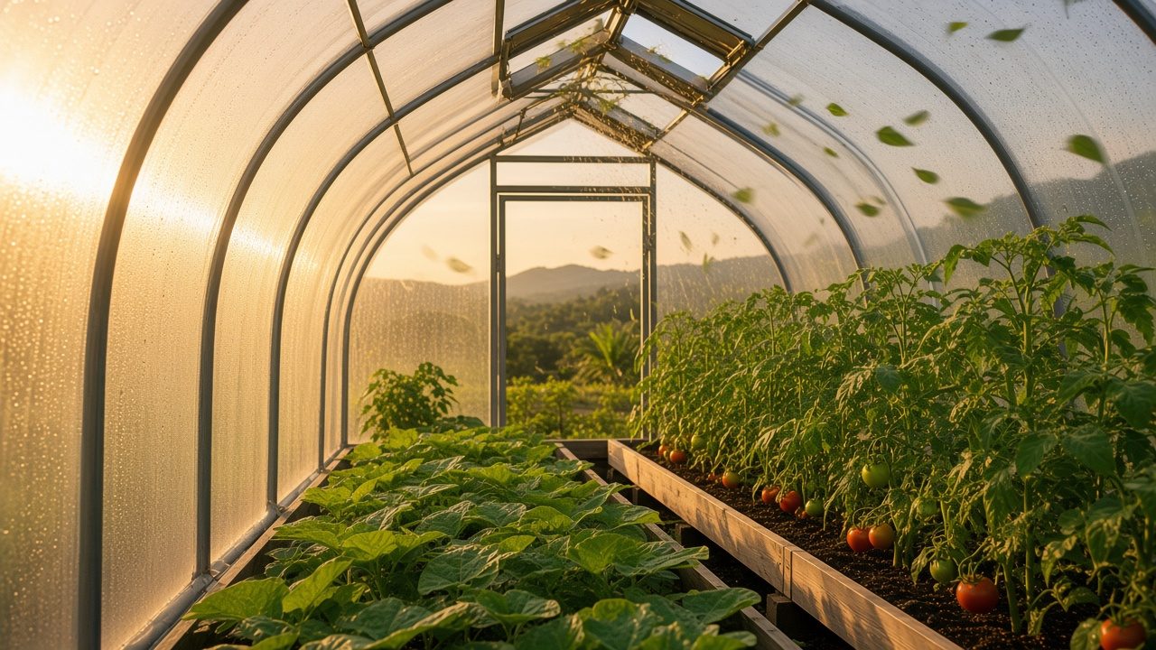 Ventilation is life support — trapped sun kills faster than a dry bed